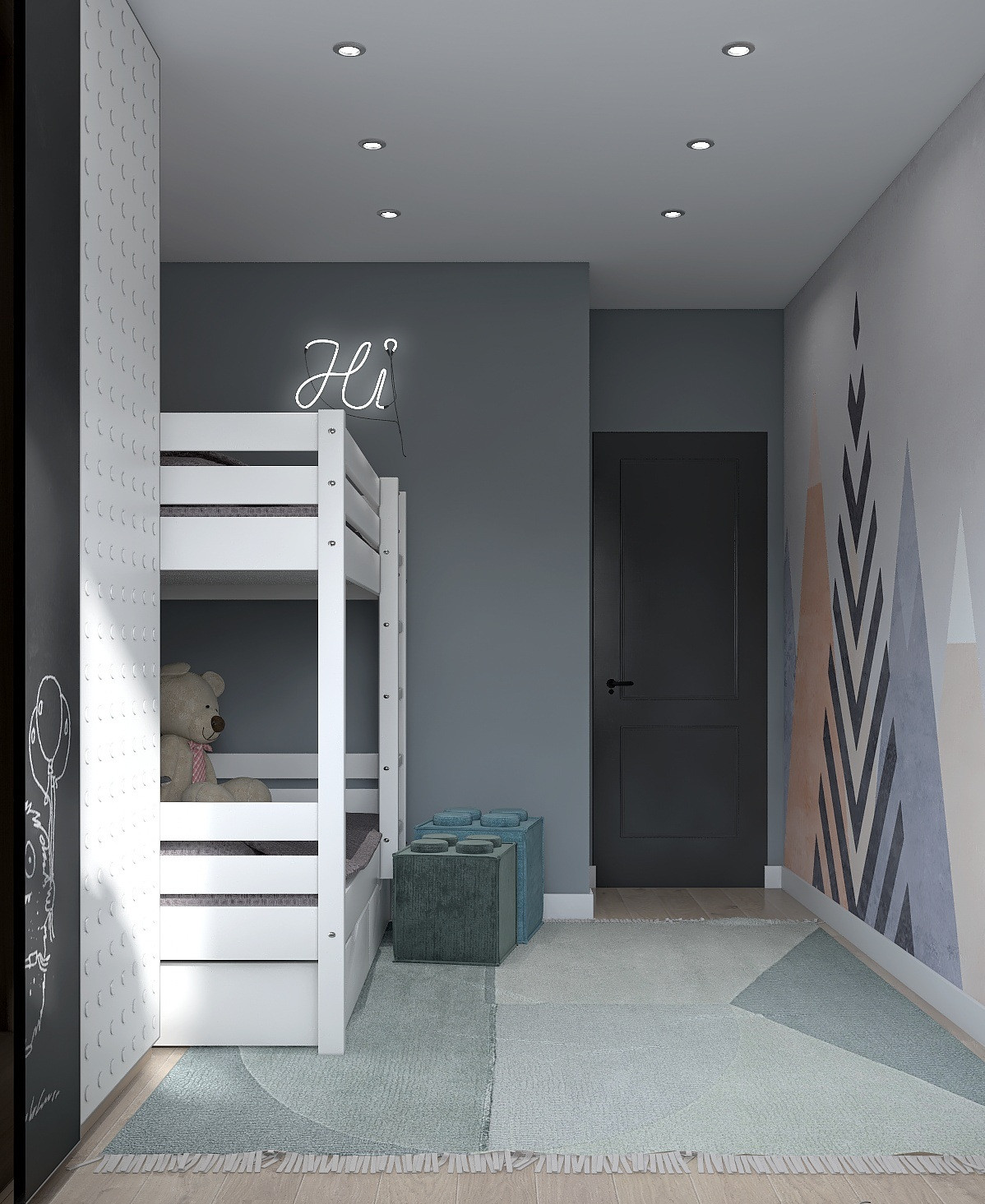 Трехкомнатная квартира в современном стиле