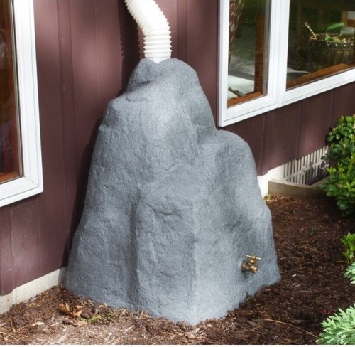 Rain Wizard 42 Gallon Rock Rain Barrel