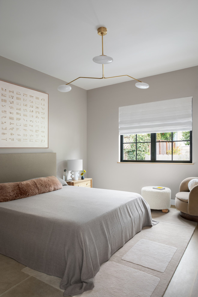 Bedroom - contemporary bedroom idea in San Francisco