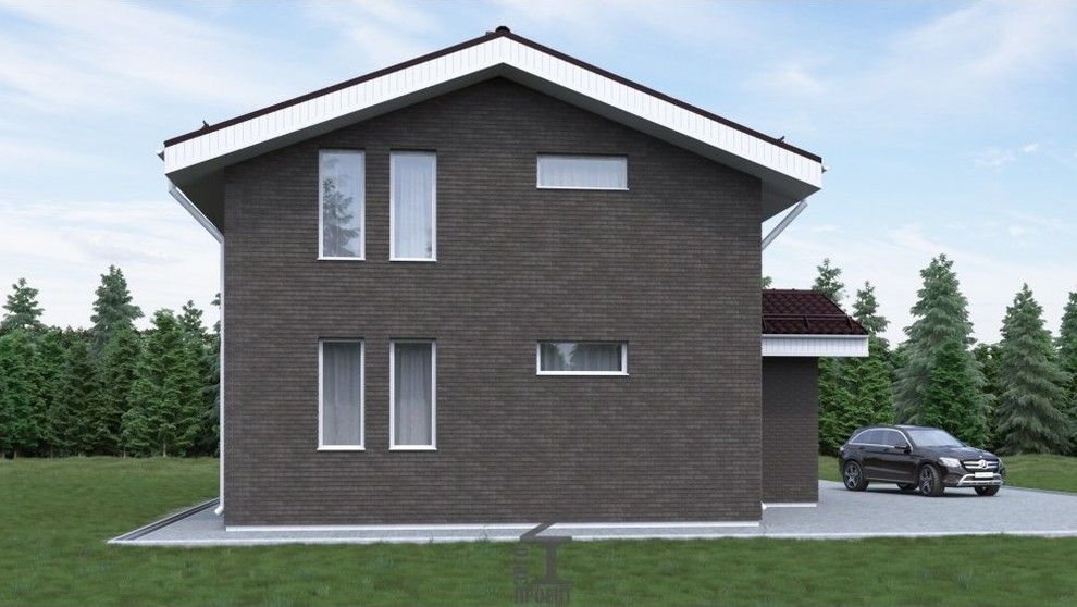 Индивидуальный 2-ух этажный жилой дом