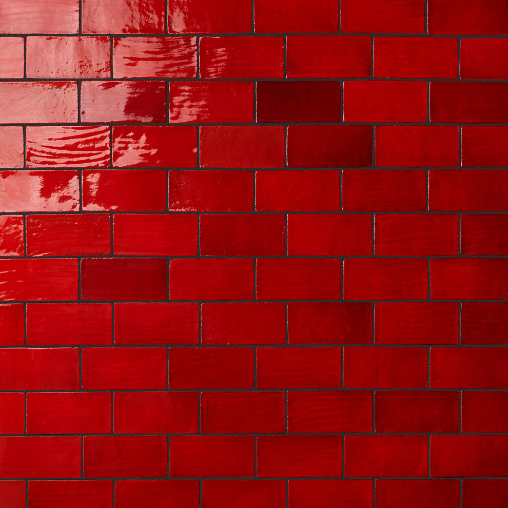 Orion Handmade Glazed Ceramic Wall Tile Contemporary Wall And Floor