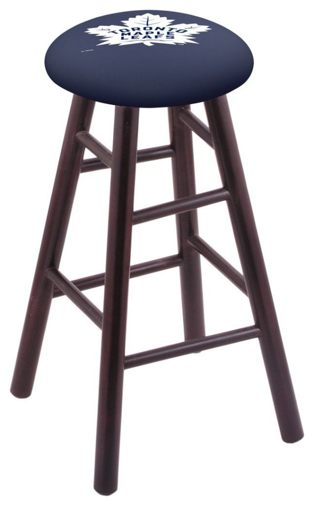 Holland RC Toronto Maple Leafs 36" Maple Bar Stool Dark Cherry