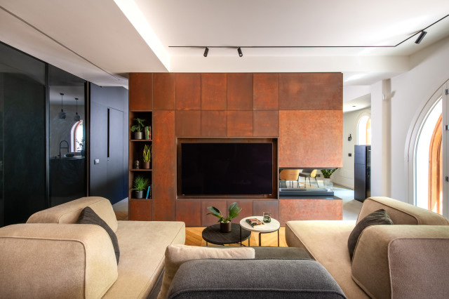 Villino Aspasia 2024, Mondello | Realizzato contemporary-living-room