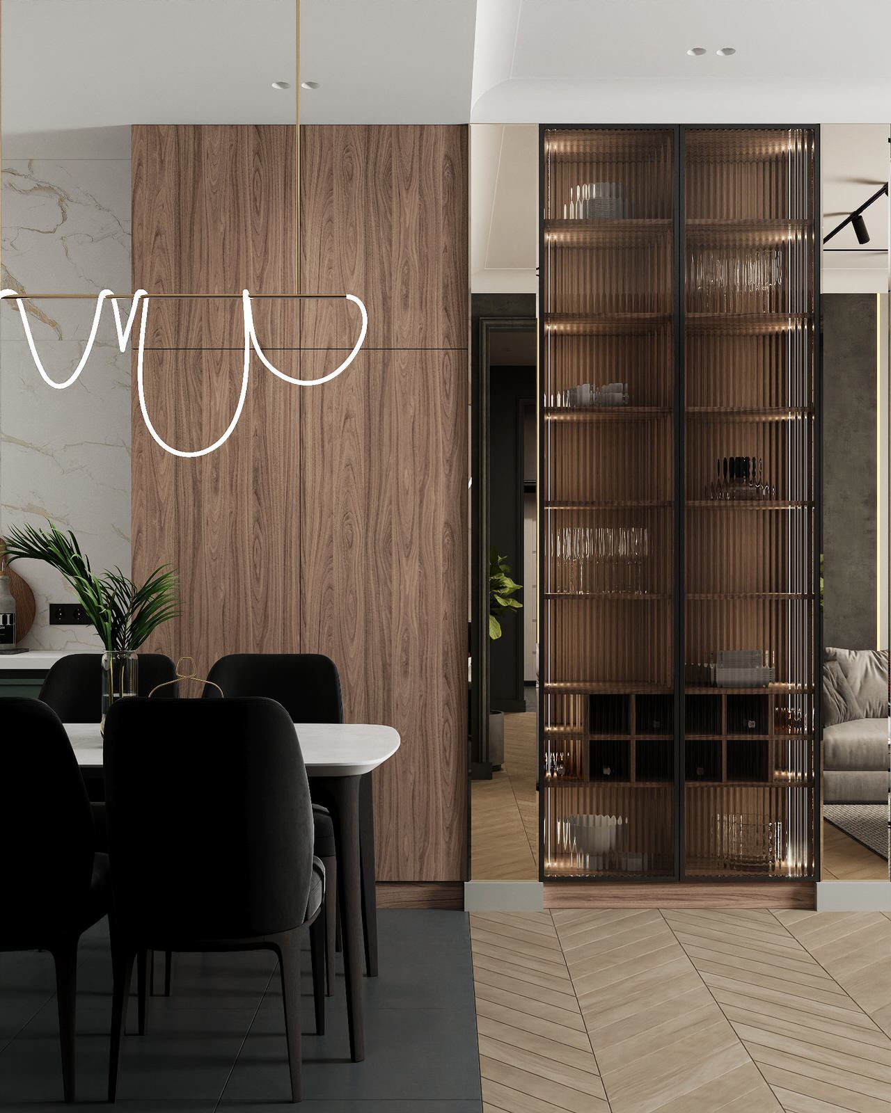 Блок секция в загородном поселке