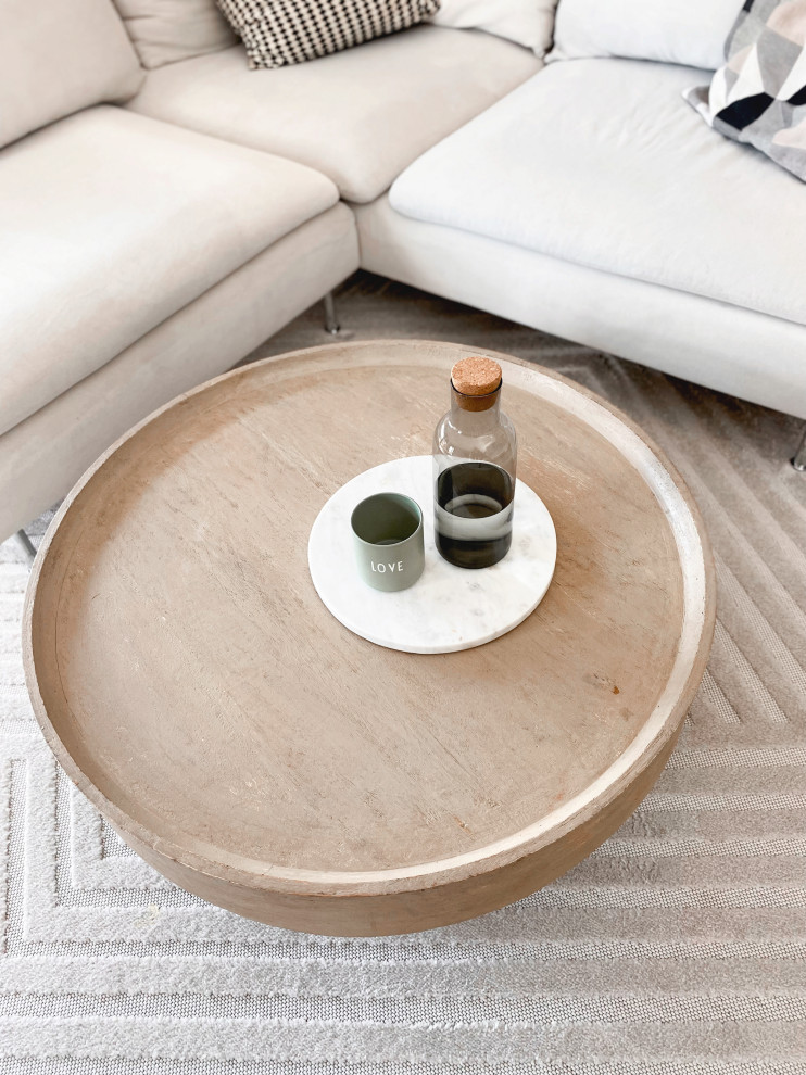 Modernes Wohnzimmer mit Boho Elementen