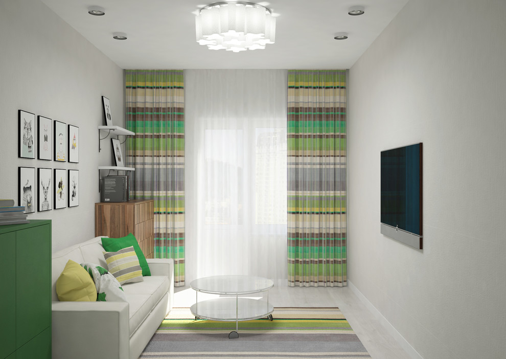 Яркая квартира для молодой пары