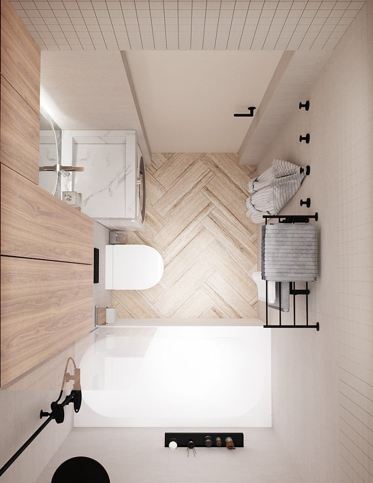 Совмещенный сан.узел в загородном доме