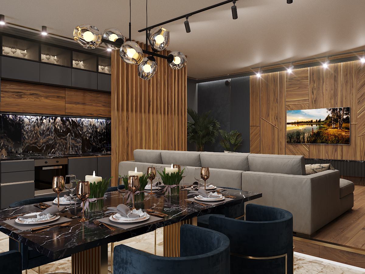 Кухня-гостиная