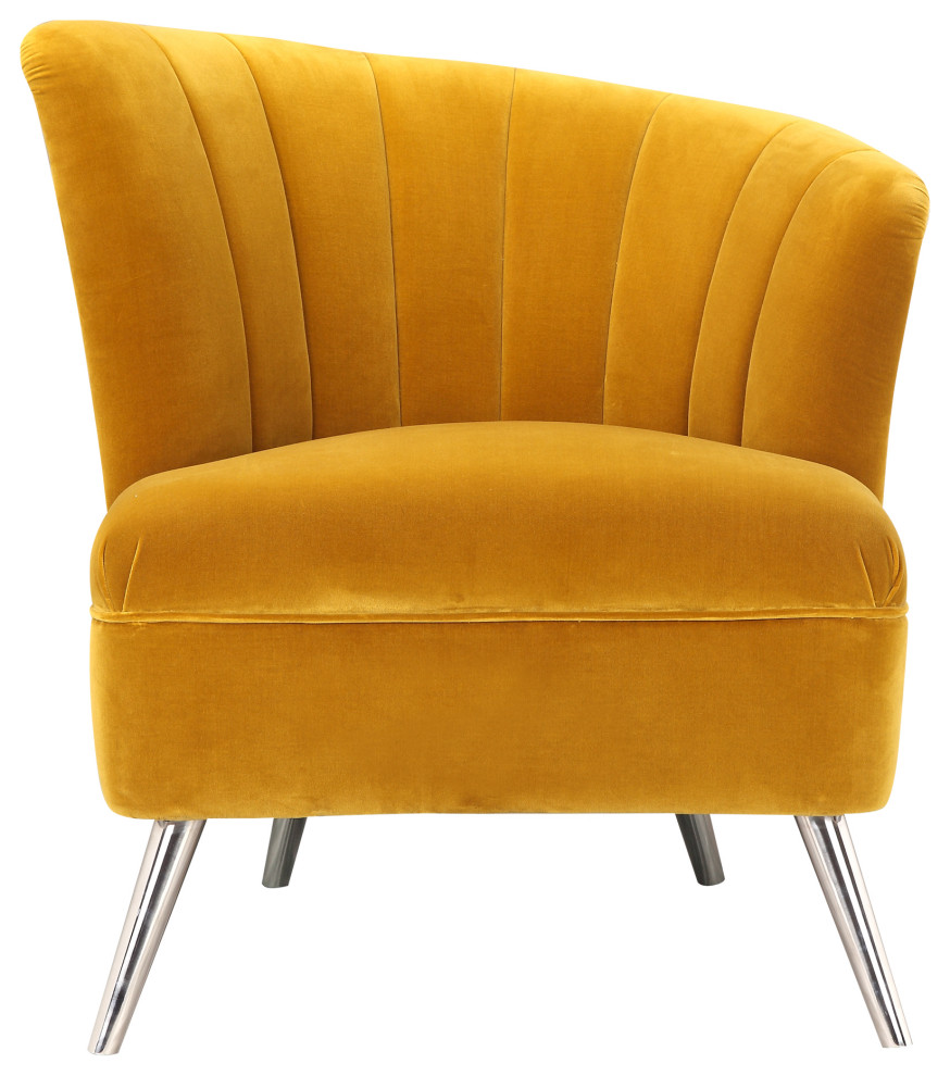 retro mustard chair