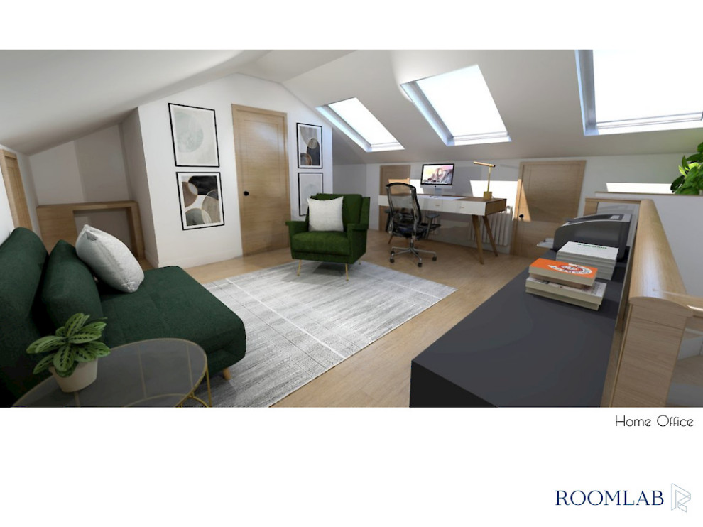 New Office Space Traditional Home Office London by RoomLab Houzz
