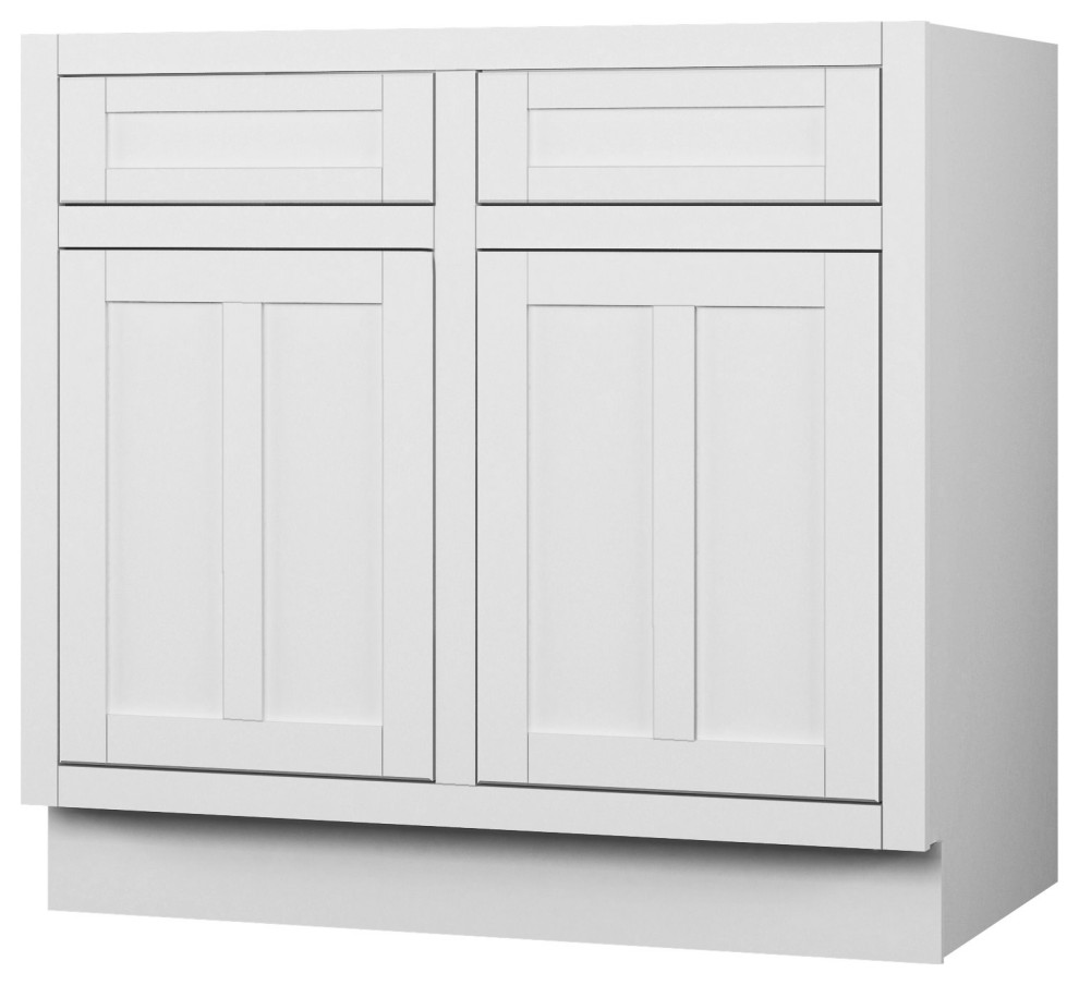 Sagehill Designs VDB36 Veranda 36" Double Door Base Cabinet - Linen