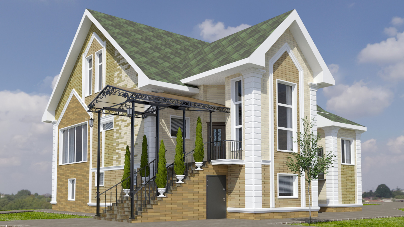 Навесная фасадная система "Магфасад-010"