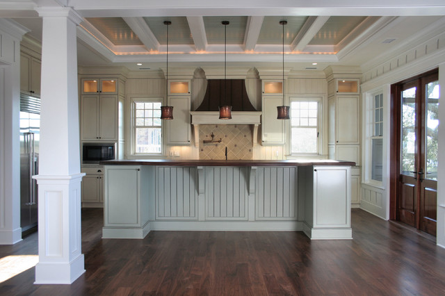 Coffered Ceilings Contemporary Kitchen Charleston By