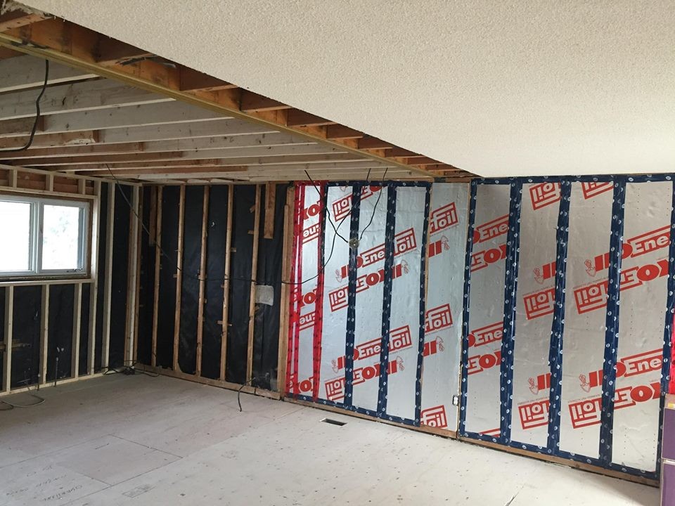 Complete Main Floor Renovation - Remove 22 ft long load bearing wall - kitchen