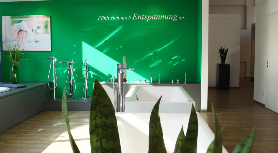 Elmer Showroom Bad Sanitär Planung Präsentation Modernisierung Umbau Ausstellung Interior Design NRW Krefeld Kamen Minden Architektur Innenarchitektur Gestaltung 3D