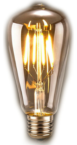 Led Filament Edison Light Bulb St19 Vintage 6 Watt Clear 2700k Led Filament Edison Light Bulb St19 Vintage 6 Watt Clear 2700k