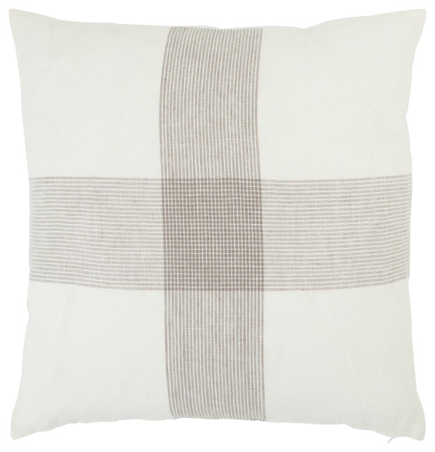 Vibe Pembroke Striped Throw Pillow, Polyester Fill
