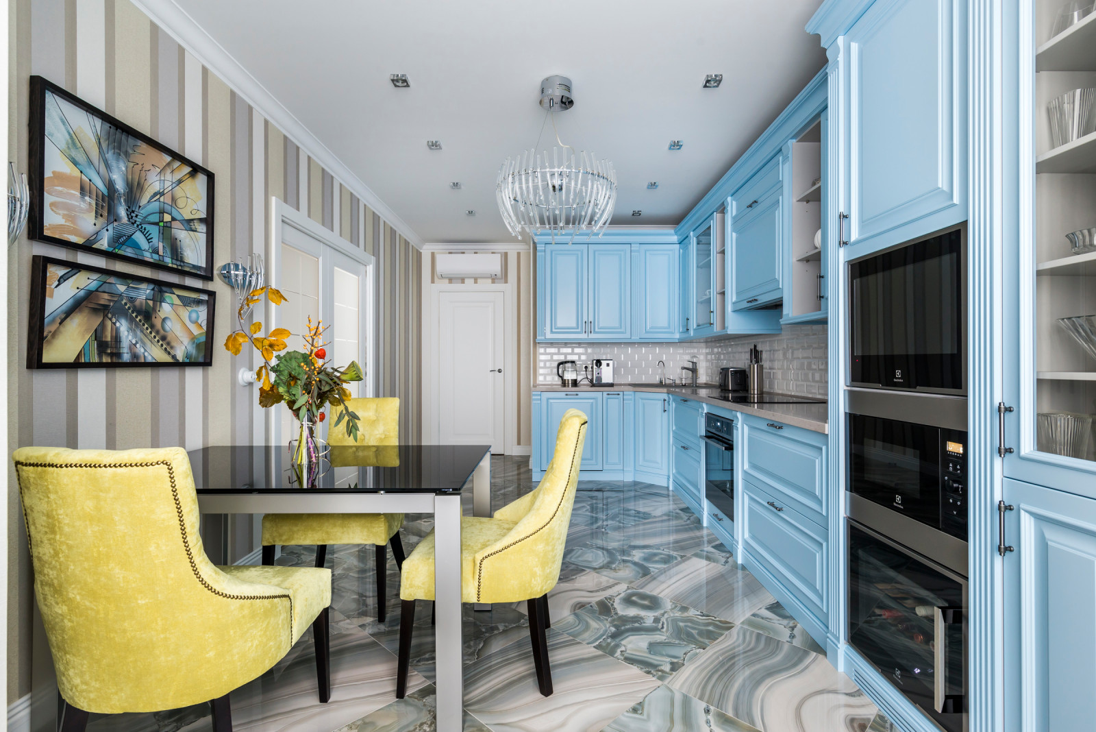 Интерьер квартиры в ЖК "Скай Форт"