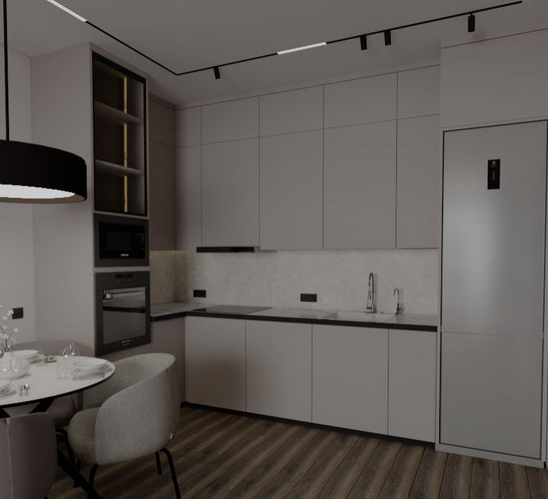 Дизайн интерьера квартиры в ЖК Клевер Парк, Екатеринбург