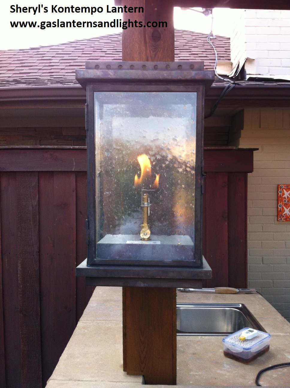Sheryl's Kontempo Gas Lantern