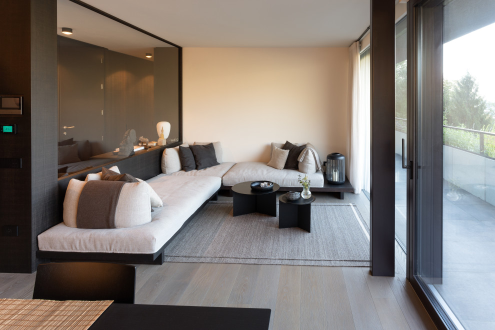 Photo of a contemporary living room in Frankfurt.