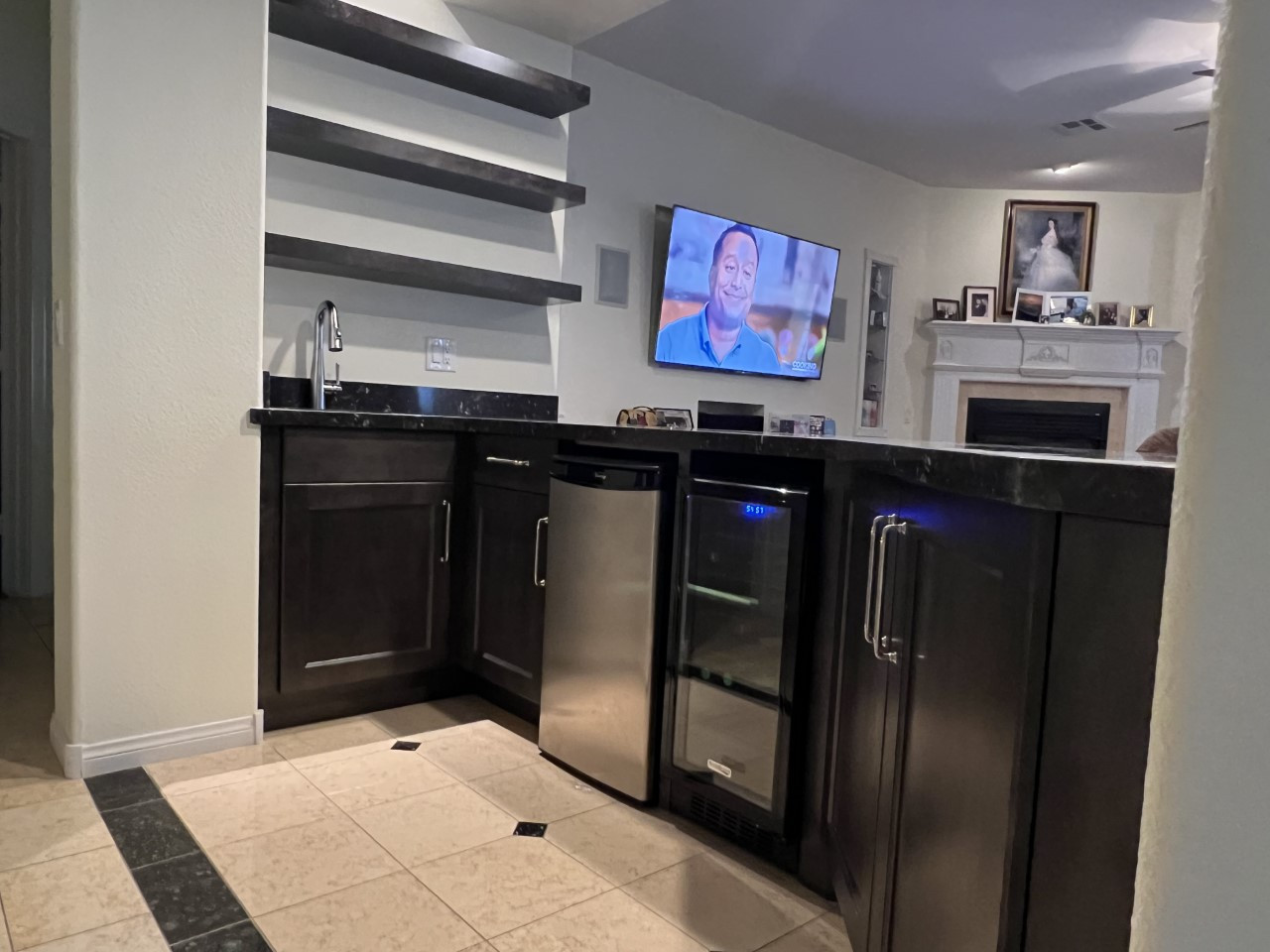 Remodeled Wet Bar