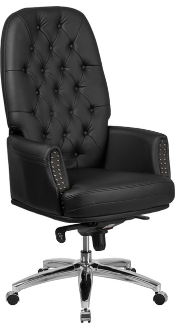 Beautiful High Back Traditional Tufted Leather Office Chairs Contemporary Office Chairs By Imtinanz Llc