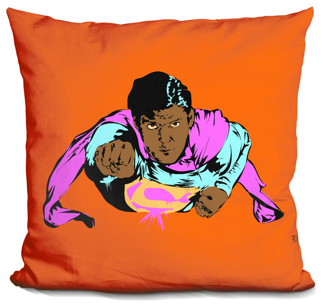 Superman Decorative Accent Throw Pillow Contemporary
