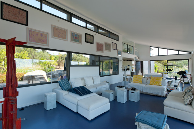 La maison furtive - Construction d'une maison individuelle contemporary
