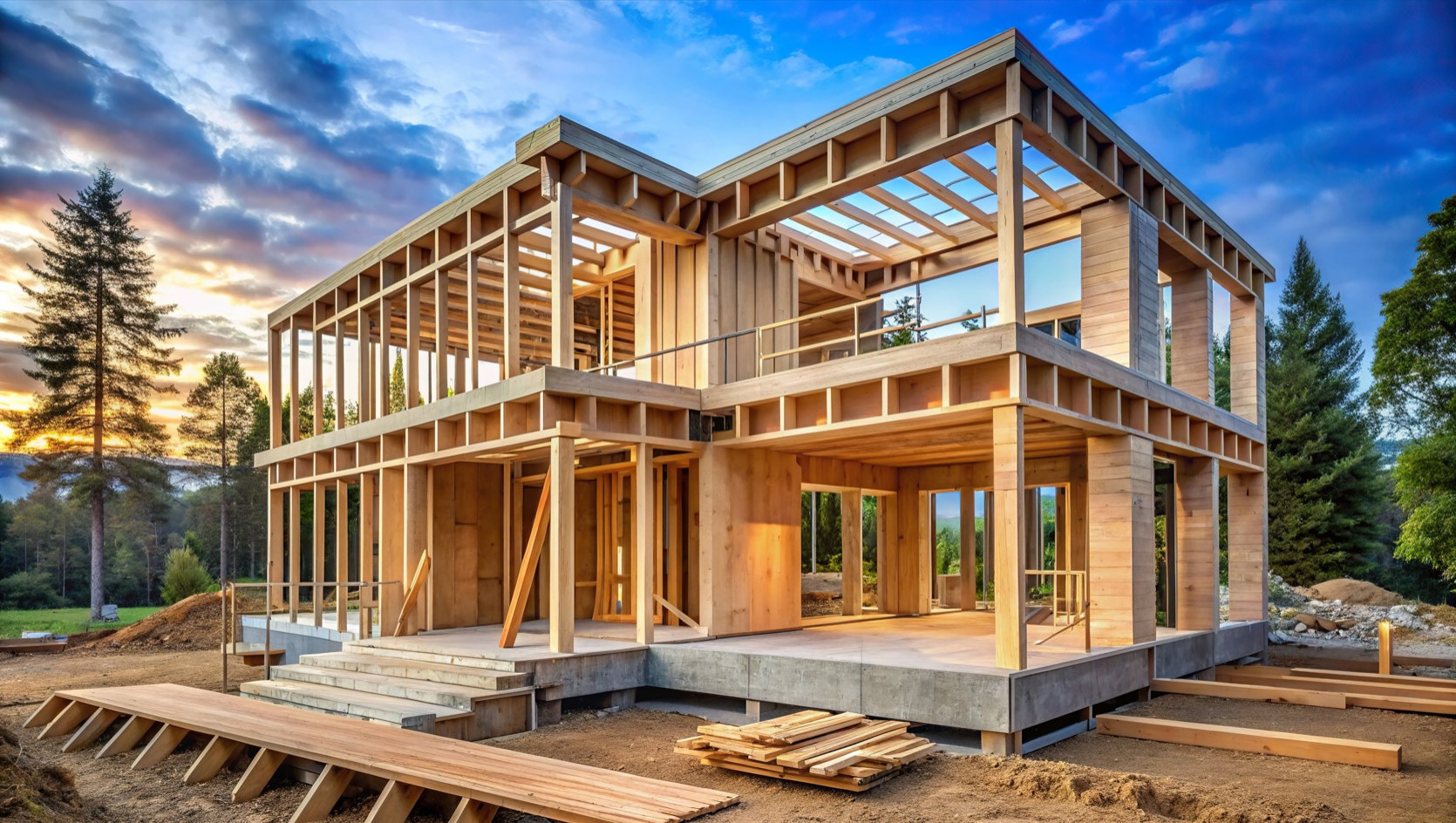 custom home builders new house builder framed new home