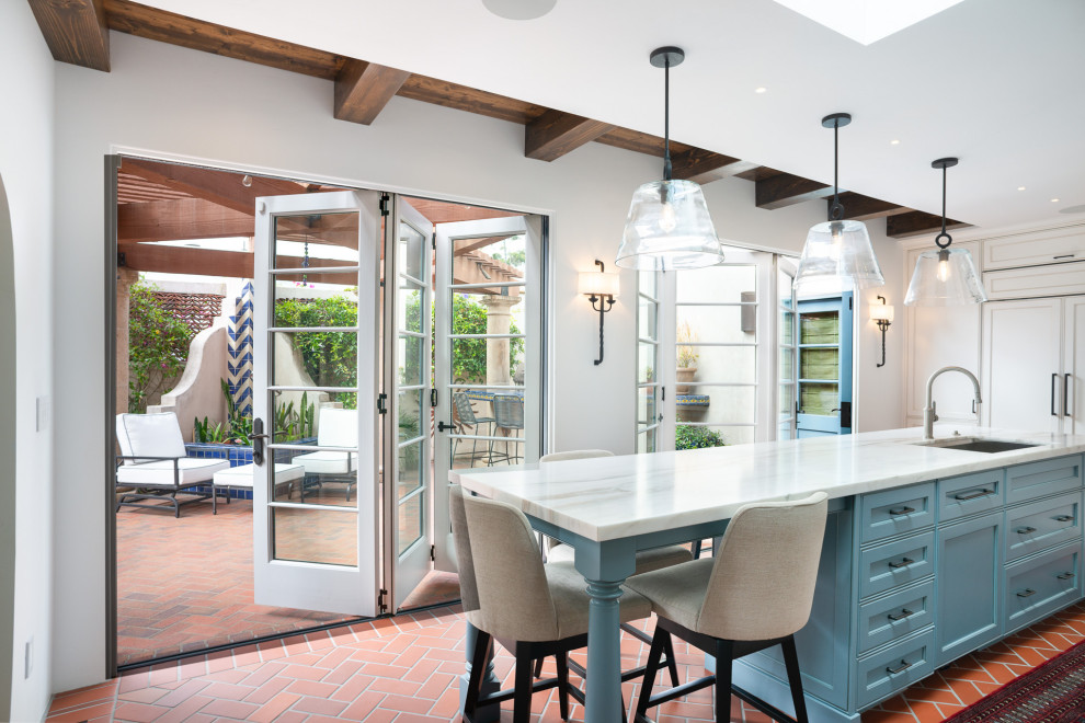 Custom Bi-folds in a Historic Landmark Home - Mediterranean - Entry ...