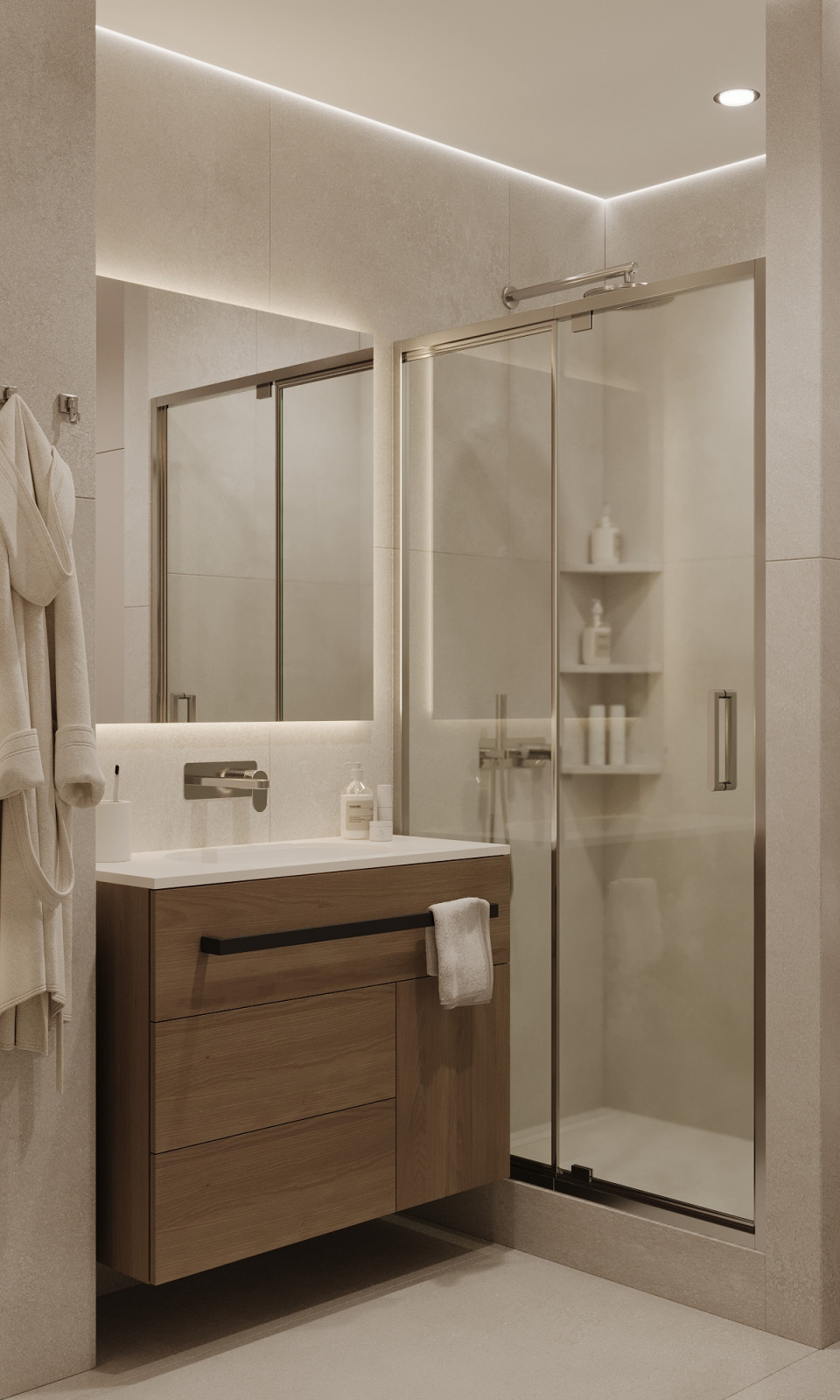 Эскизный проект интерьерной квартиры в Москве