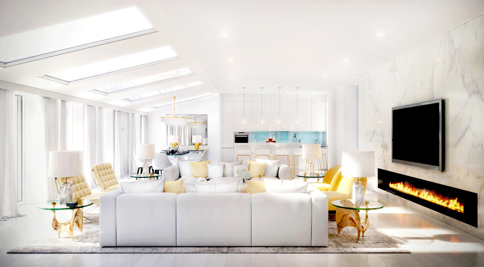 Пентхаус в современном  стиле на Патриарших прудах