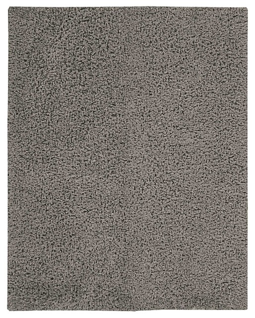 Nourison Zen Espresso Shag Area Rug, 3'6"x5'6" Contemporary Area