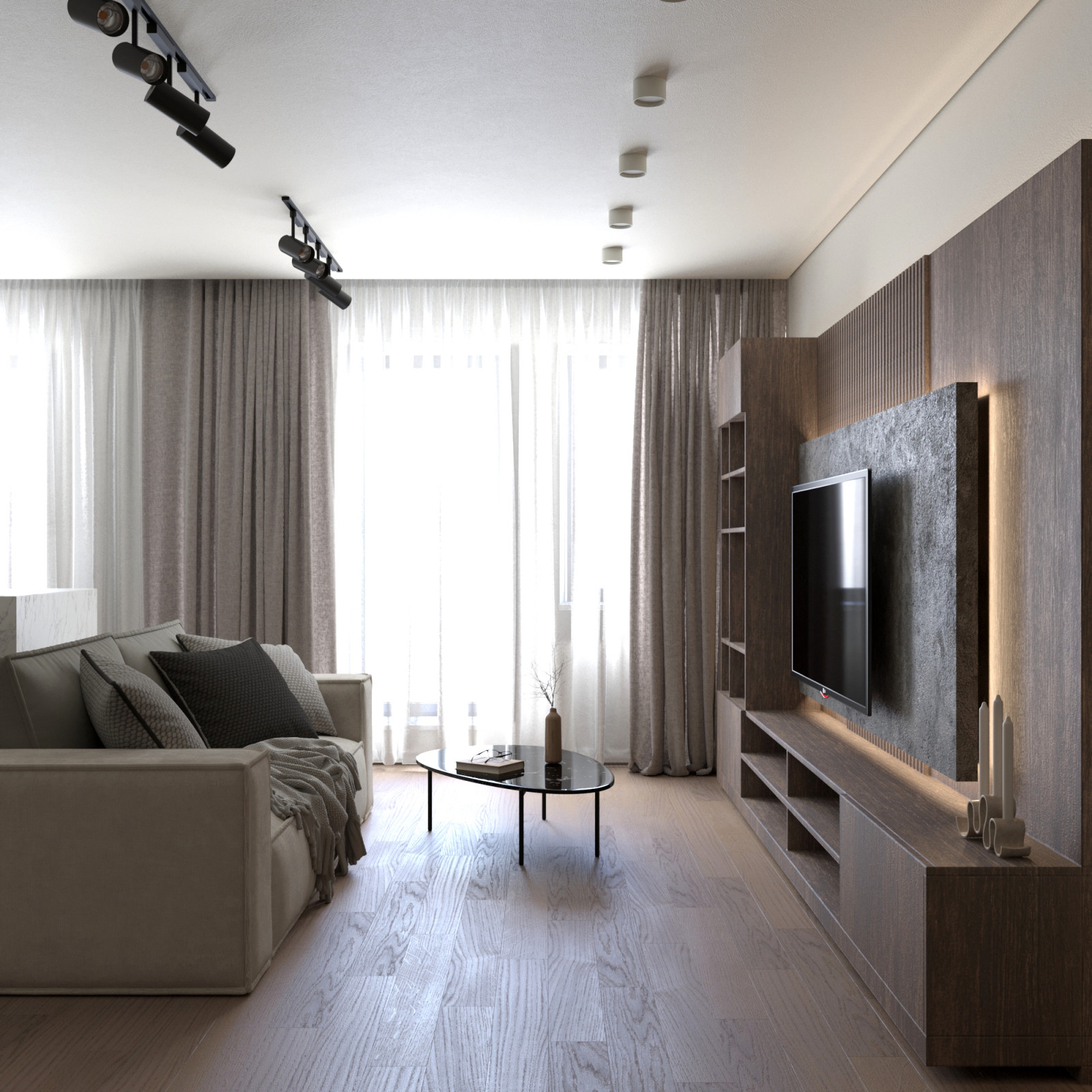 Квартира для молодой девушки с активной жизненной позицией.