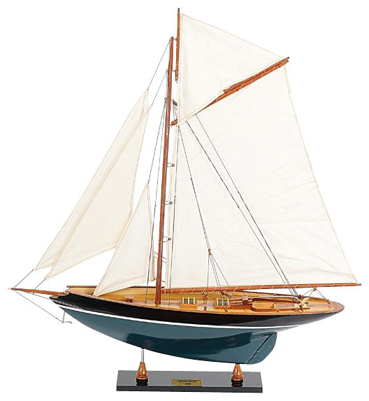 New Model Sailboat Penduick Painted