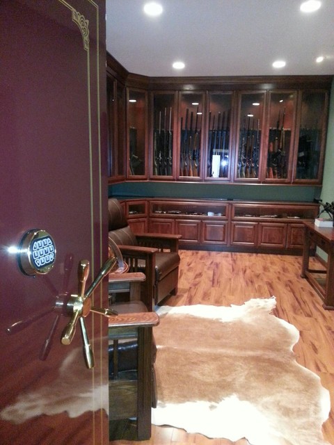 Gun Room Traditional Basement St Louis By K Build