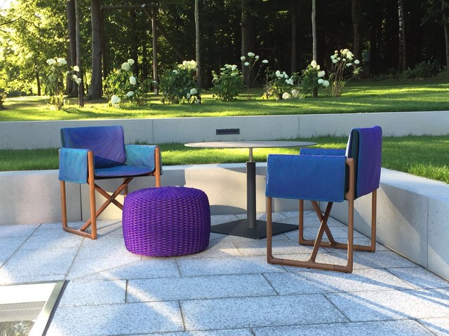 Villengarten mit Pool trendy-pool