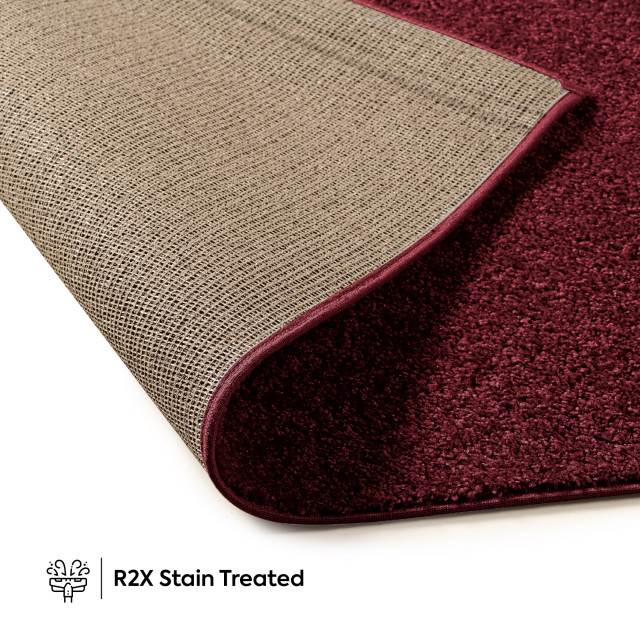 4x18 Rug Modern Plush Solid - Pet and Kids Friendly Made in USA, Area Rug, 4' X ...