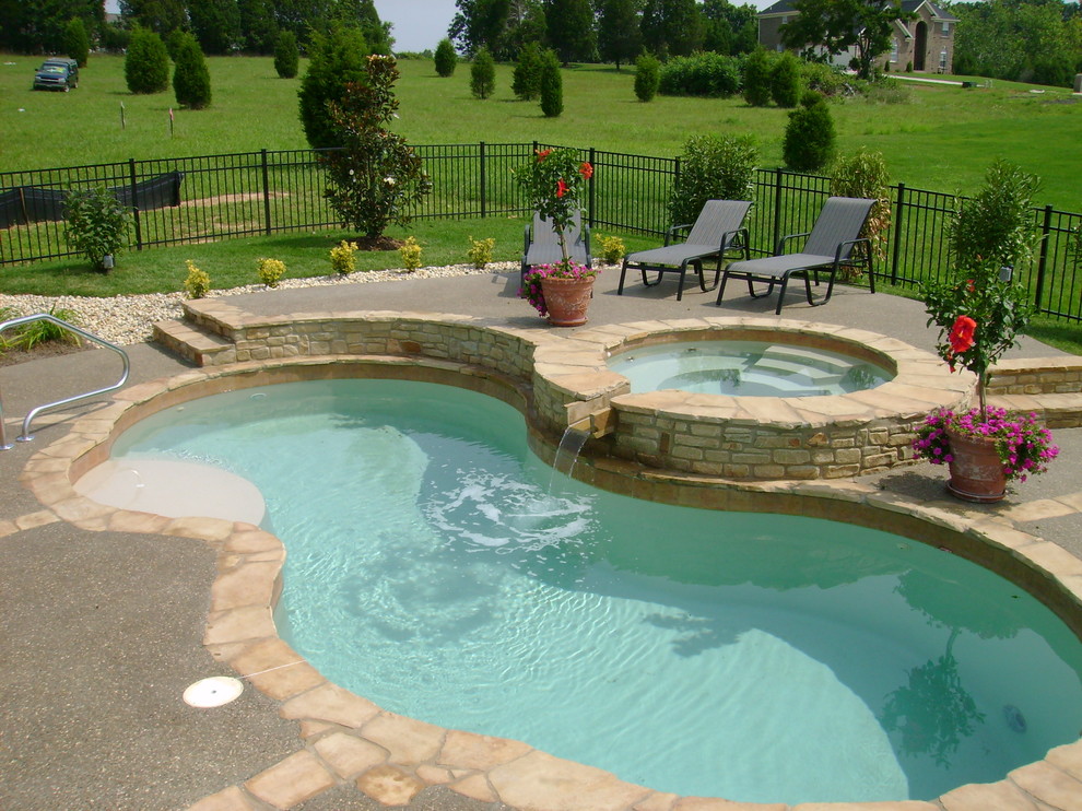 Design ideas for a traditional pool in Louisville.