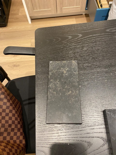 Caesarstone solid surface for kitchen &mdash; this is the top view 