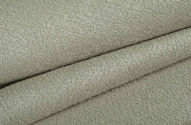 Mercedes Suede Upholstery Fabric in Gray