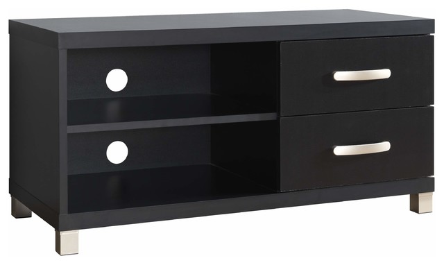 Modern Tv Stand With Storage For Tvs Up To 40 Black