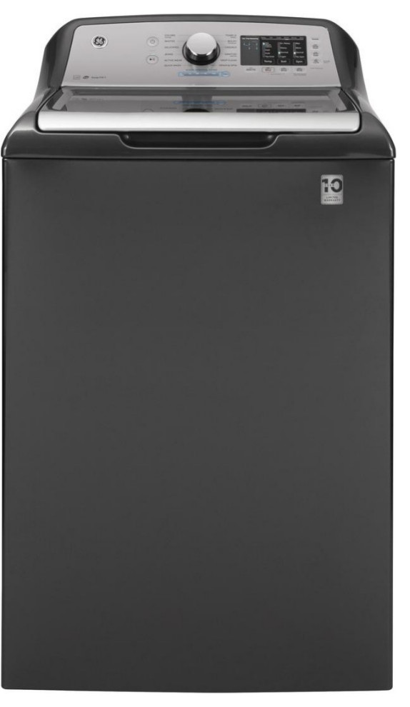 GE 27 Top Load Washer in Diamond Gray Washing Machines by