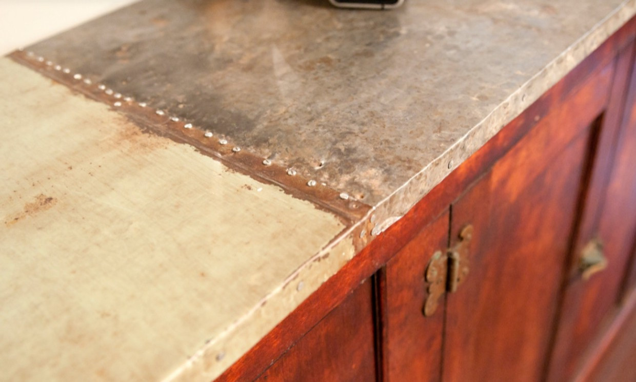Salvaged Apothecary Cabinet Transformed into a Modern Sideboard