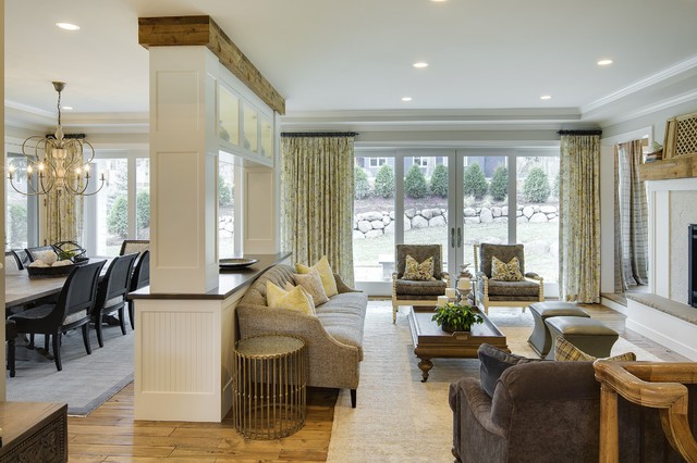 Minneapolis Transitional traditional-living-room