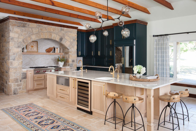 Small Drive Remodel mediterranean-kitchen