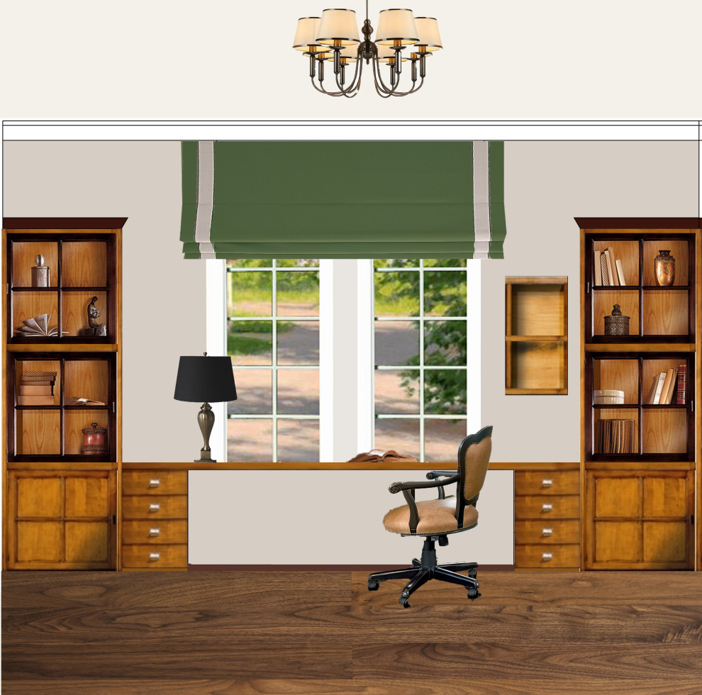 Эскизы интерьеров для коттеджа в Парк Вилл