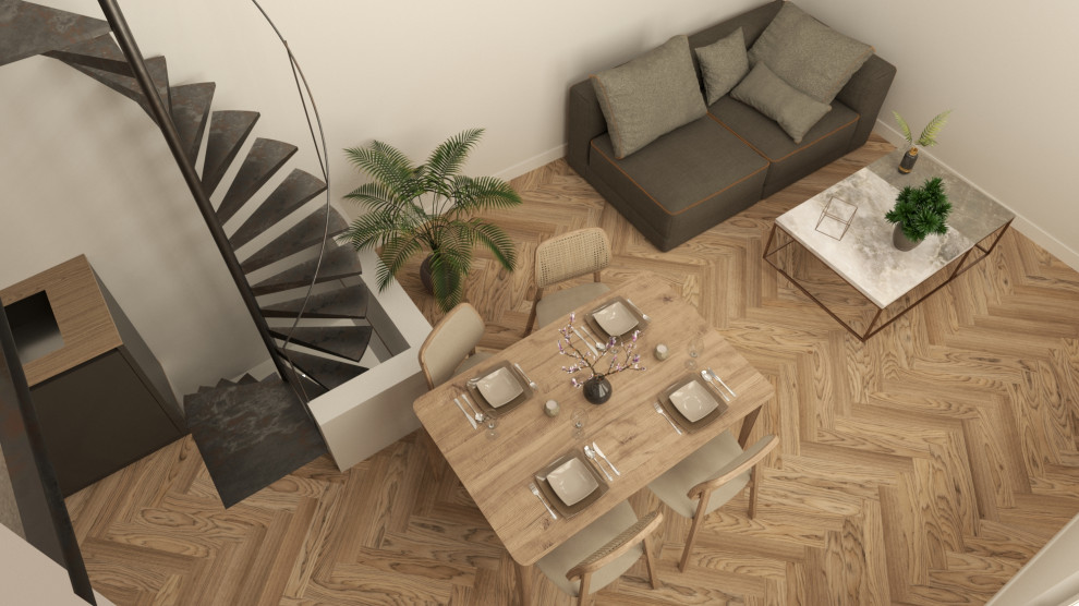 Projet (Option 2) - Salle à manger/salon - Modélisation 3D