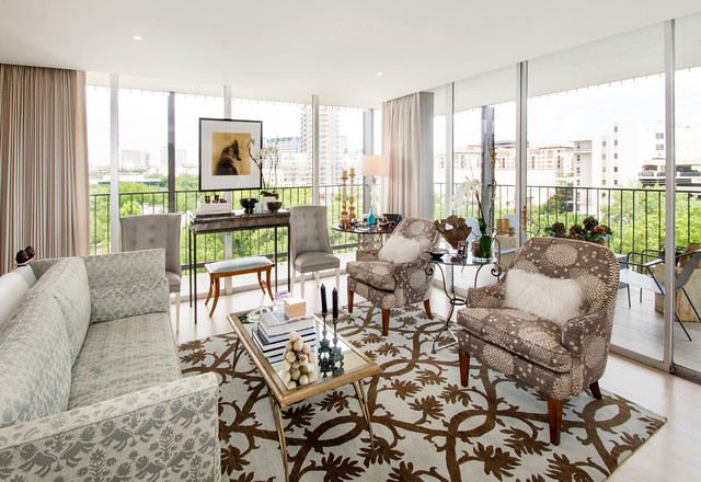Fairmount Condo Remodel- 2017 klassisch-modern-wohnbereich
